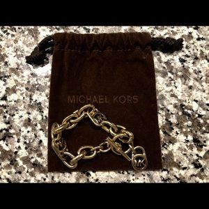 Michael Kors gold chain bracelet